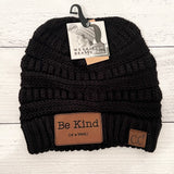 Be Kind- Leatherette Patch - C.C. Beanie Tail