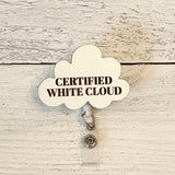 Certified White Cloud Badge Reel
