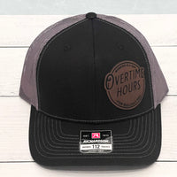 Working Overtime Hours - Leatherette Patch - Richardson 112 Hat