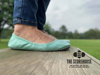 Storehouse Flats Cool Mint Oil Tanned