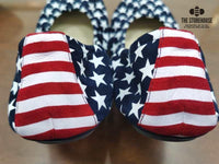 Storehouse Flats Stars & Stripes Suede
