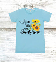 Toddler - You Are My Sunshine - Super Soft - Pink or Blue - T-Shirt - Cute T-shirt - Kids Shirt - Graphic Tee