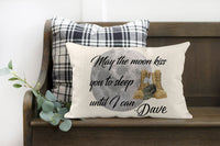 Lumbar Pillow - Linen - Decorative Pillow - Military Pillow - Military Family - Army Wife - Army Life - Military Life - Deployment Gift